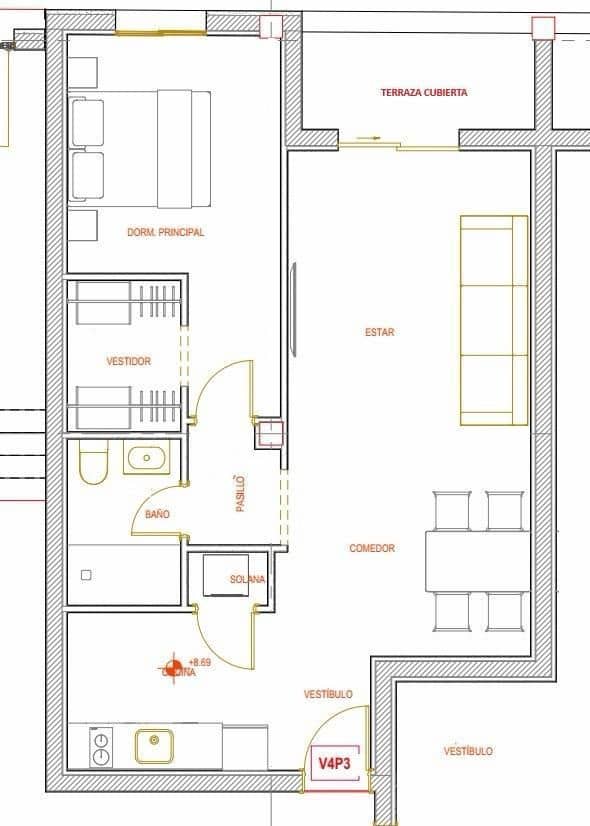 1 soveværelse Lejlighed til salg i Santa Cruz de Tenerife med garage - € 199.000 (Ref: 9594732)