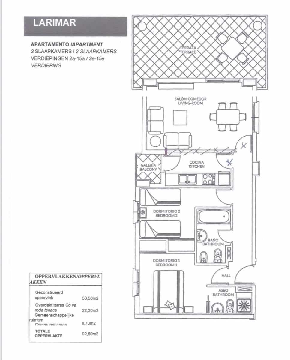 2 quarto Apartamento para venda em Calpe / Calp com piscina - 350 000 € (Ref: 9969029)