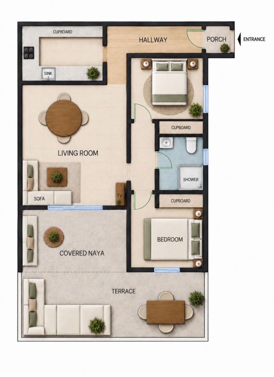 2 soverom Leilighet til salgs i Benitachell / Benitatxell med svømmebasseng - € 350 000 (Ref: 9969030)