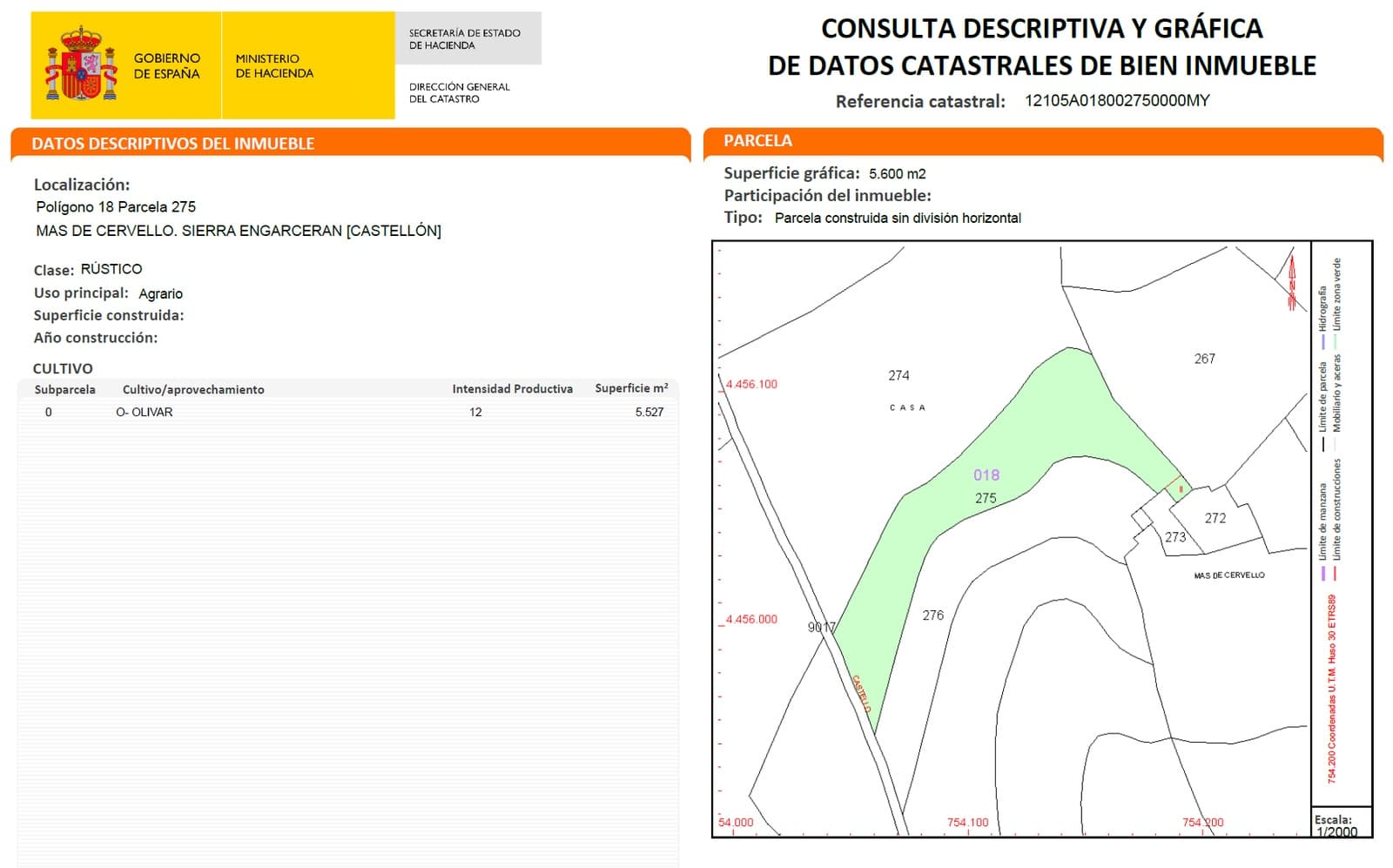 Chalet de 3 habitaciones en Sierra Engarcerán en venta - 54.000 € (Ref: 10099137)
