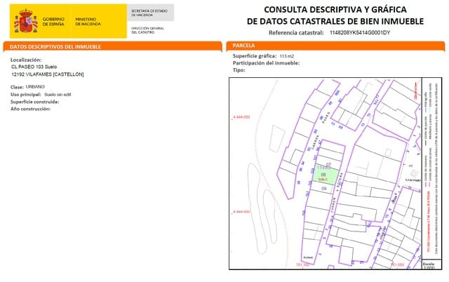 Bauplatz zu verkaufen in Vilafamés - 50.000 € (Ref: 10100835)