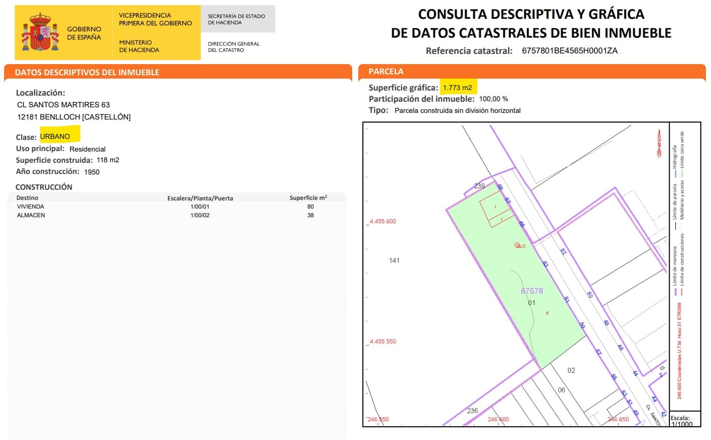 3 sovrum Hus till salu i Benlloch med garage - 155 000 € (Ref: 9324360)