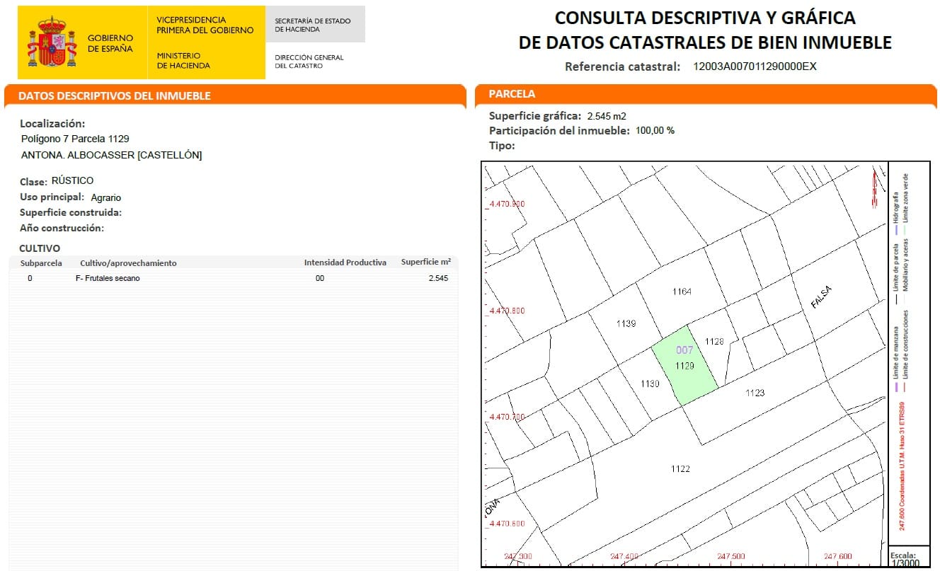 Terre non Aménagée à vendre à Albocasser - 15 000 € (Ref: 9720531)