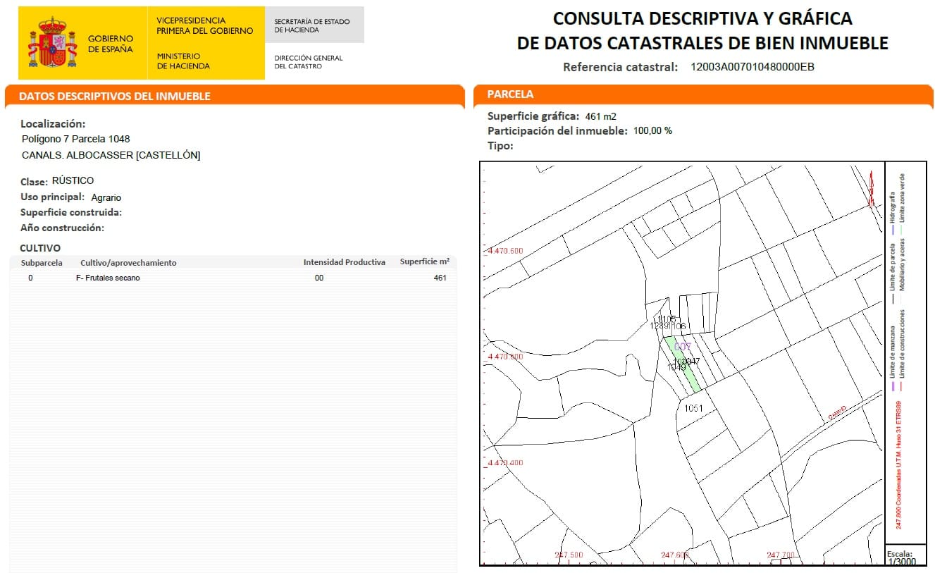 Terre non Aménagée à vendre à Albocasser - 15 000 € (Ref: 9720531)