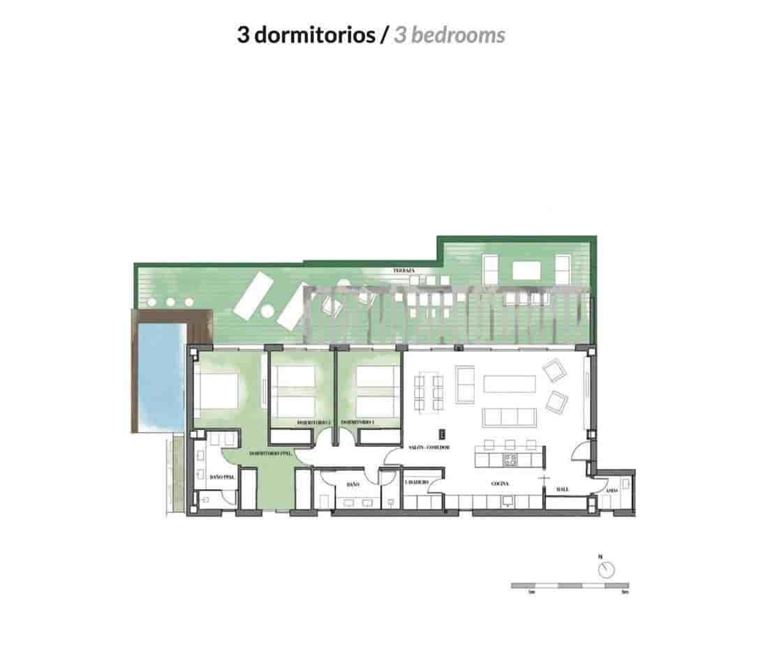 2 bedroom Flat for sale in Mijas Costa - € 890,000 (Ref: 9376654)