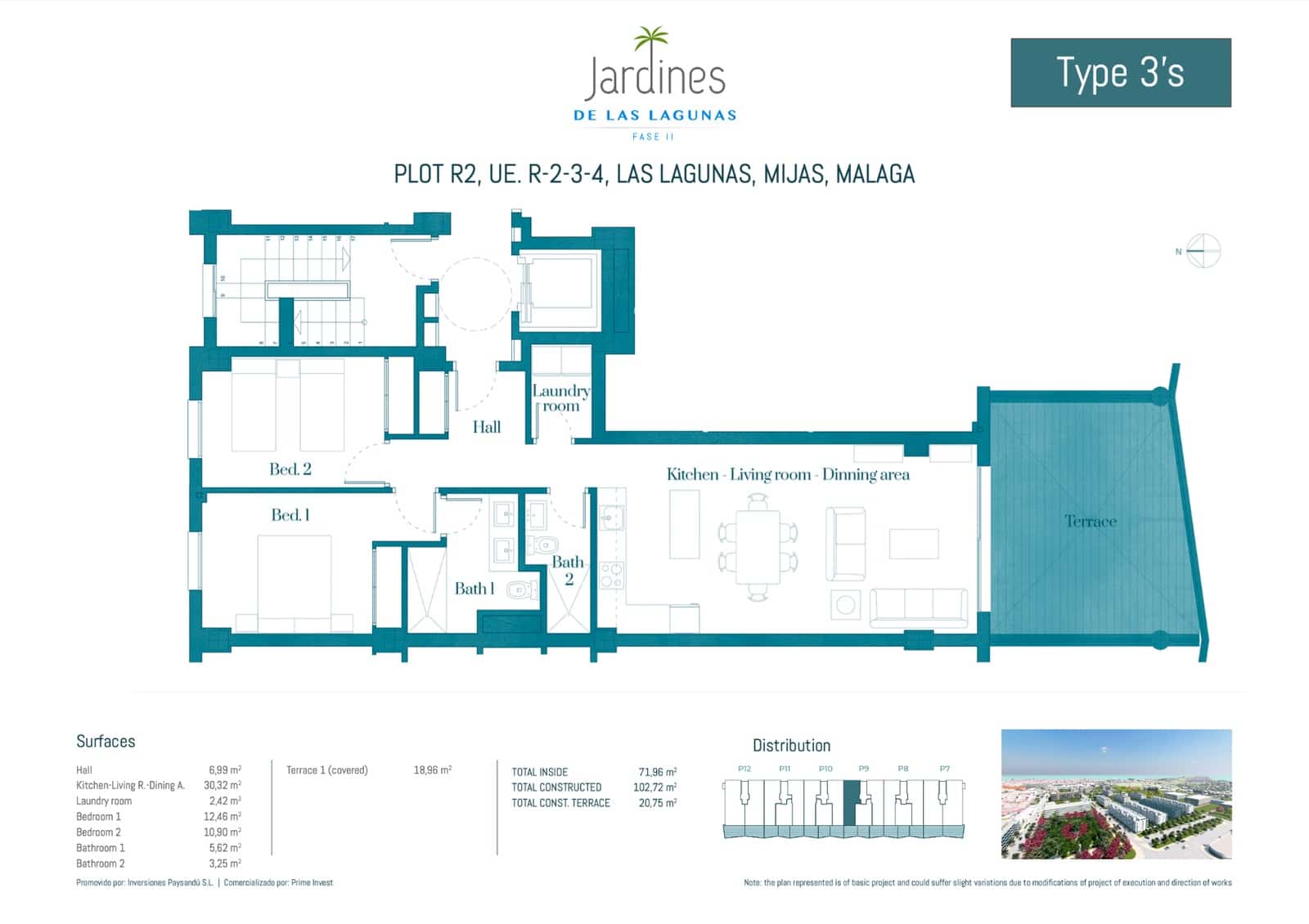3 bedroom Flat for sale in Mijas Costa with pool garage - € 467,100 (Ref: 9376657)