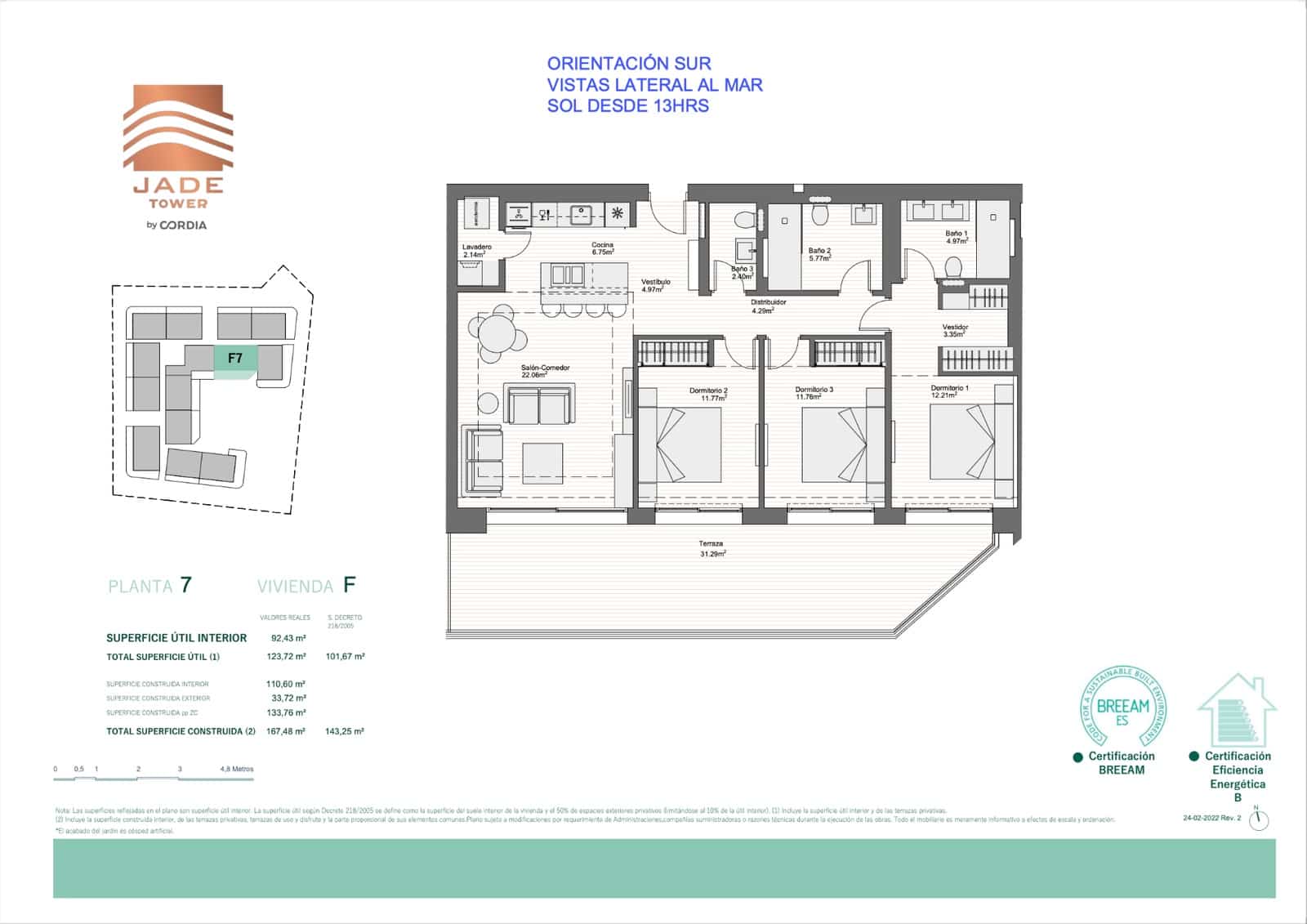 Piso de 2 habitaciones en Fuengirola en venta con piscina garaje - 659.500 € (Ref: 9376658)