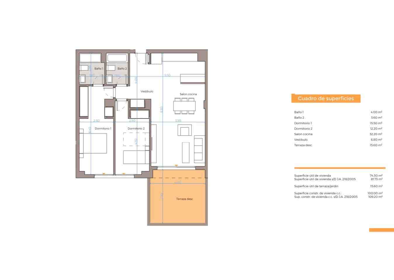 Piso de 4 habitaciones en Mijas Costa en venta - 482.400 € (Ref: 9376660)