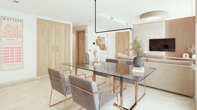 3 sypialnia Mieszkanie na sprzedaż w Mijas z basenem garażem - 455 000 € (Ref: 9530072)