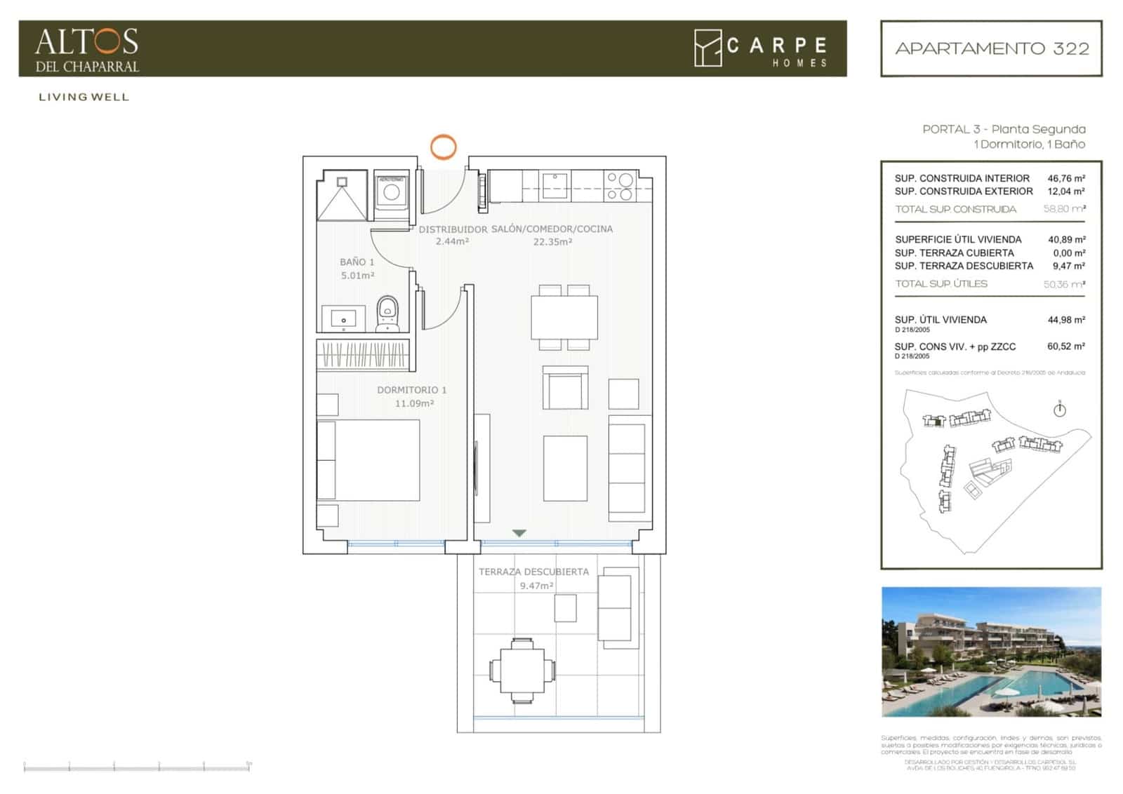 3 quarto Apartamento para venda em Mijas com piscina garagem - 611 000 € (Ref: 9530073)