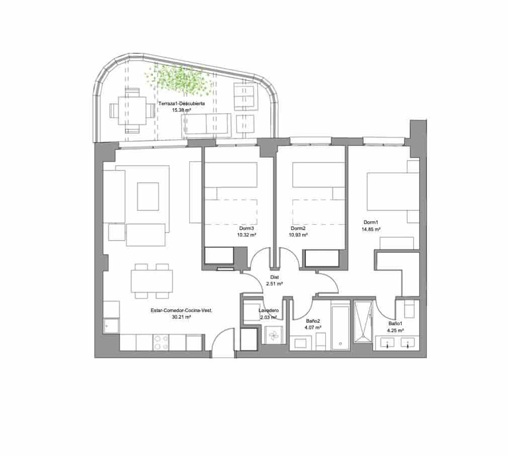 Piso de 3 habitaciones en Torremolinos en venta - 563.000 € (Ref: 9543119)