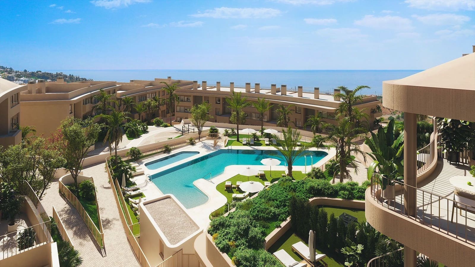 Piso de 2 habitaciones en Fuengirola en venta con piscina garaje - 499.000 € (Ref: 9827463)