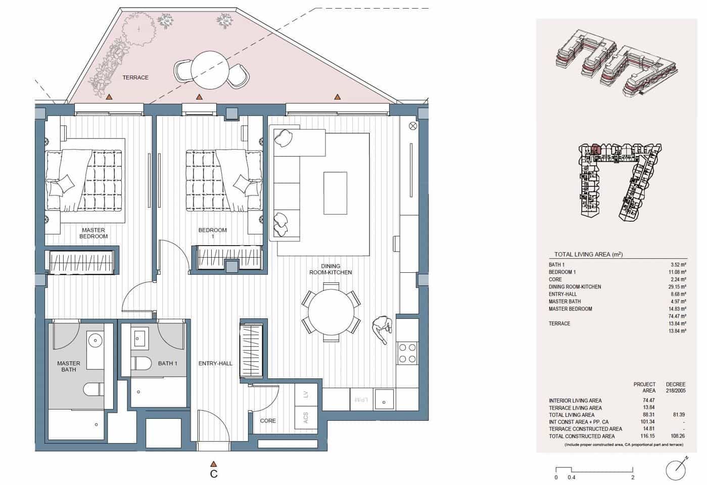 4 bedroom Flat for sale in Mijas Costa with pool garage - € 814,000 (Ref: 9842634)