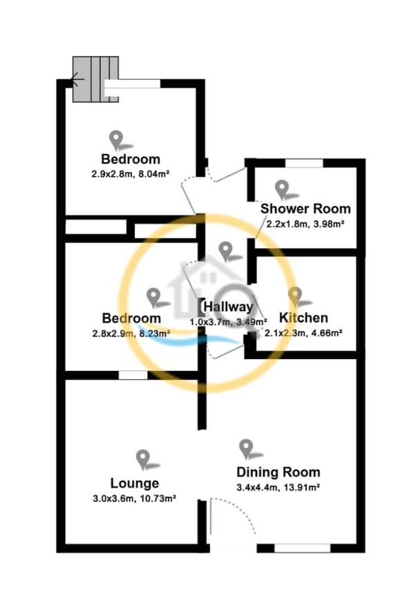 2 soveværelse Rækkehus til salg i Pinar de Campoverde med swimmingpool - € 154.000 (Ref: 8922159)