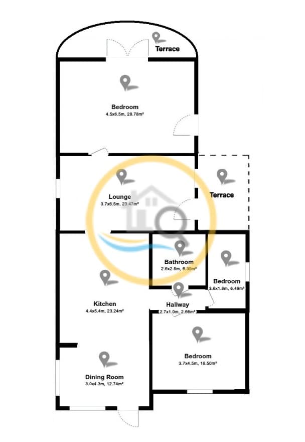 6 makuuhuone Huvila myytävänä paikassa Pinar de Campoverde mukana uima-altaan 
autotalli - 569 000 € (Ref: 9379902)