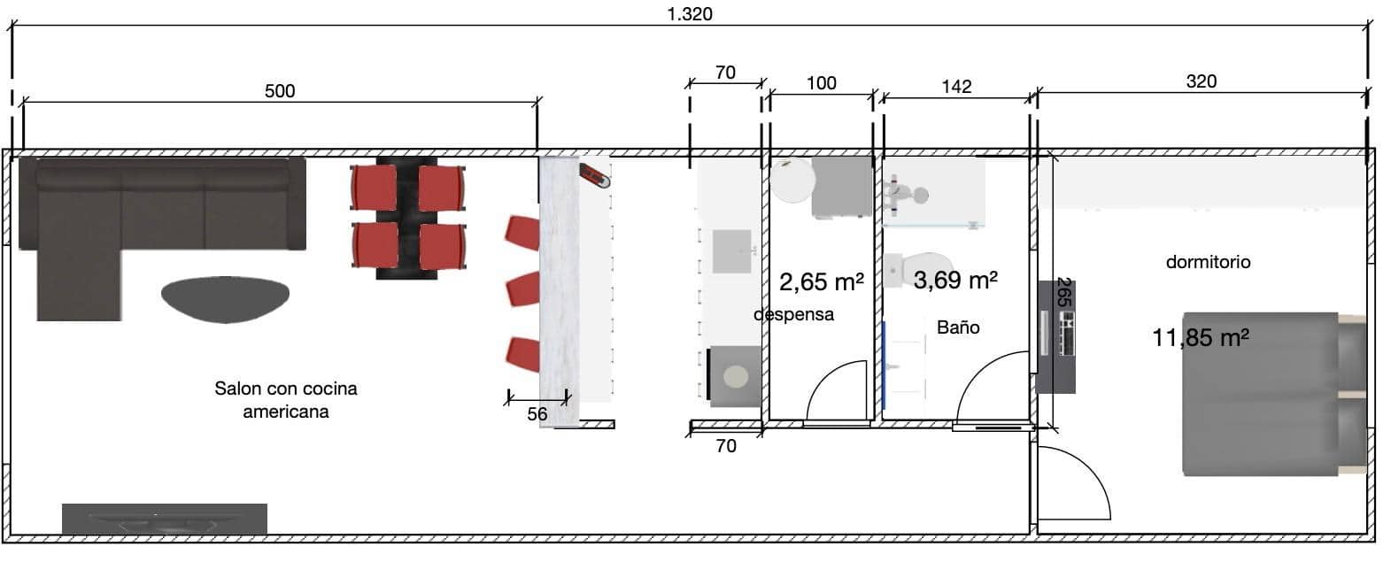 1 makuuhuone Huoneisto myytävänä paikassa San Miguel de Abona mukana uima-altaan - 199 000 € (Ref: 9367476)