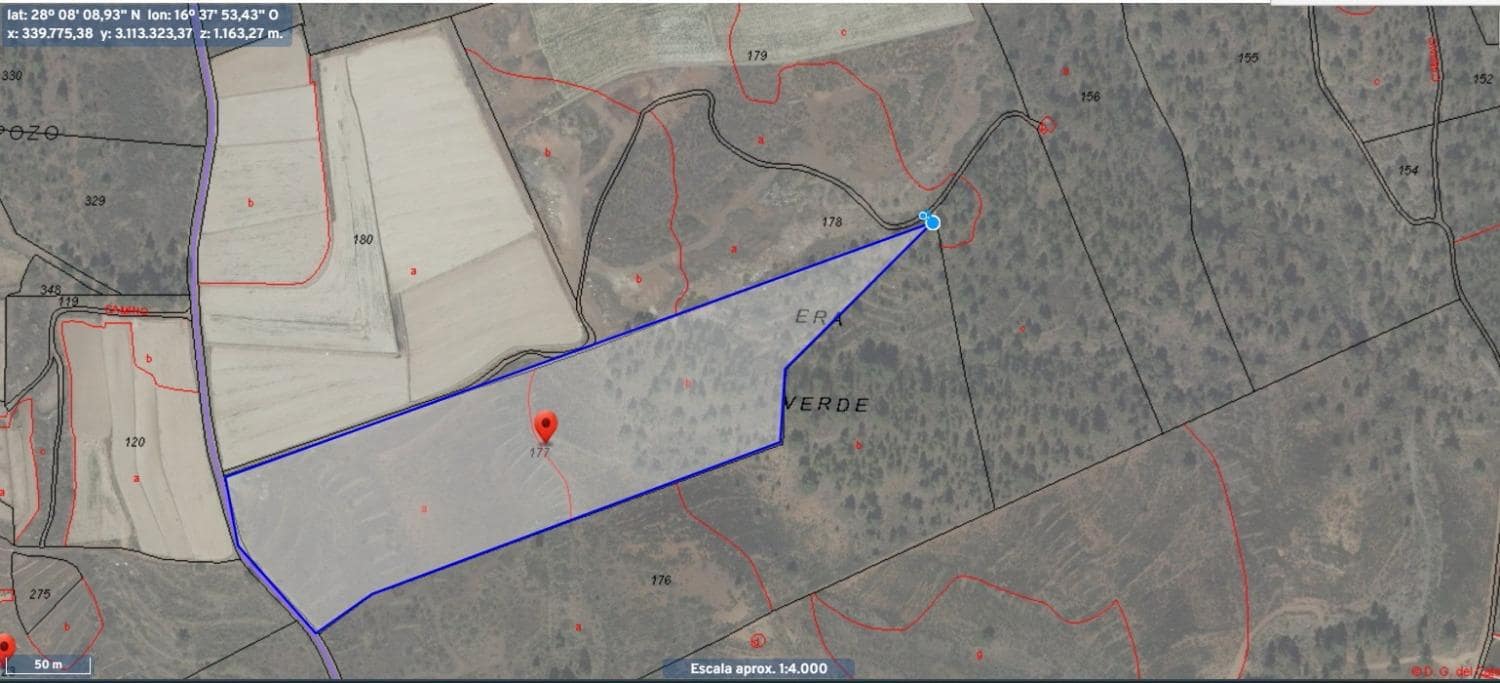 Undeveloped Land for sale in Vilaflor - € 170,000 (Ref: 9491302)