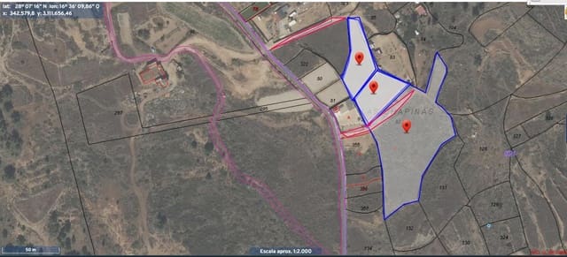 Ubebygd land til salgs i Charco del Pino, Granadilla de Abona - € 70 000 (Ref: 9648081)