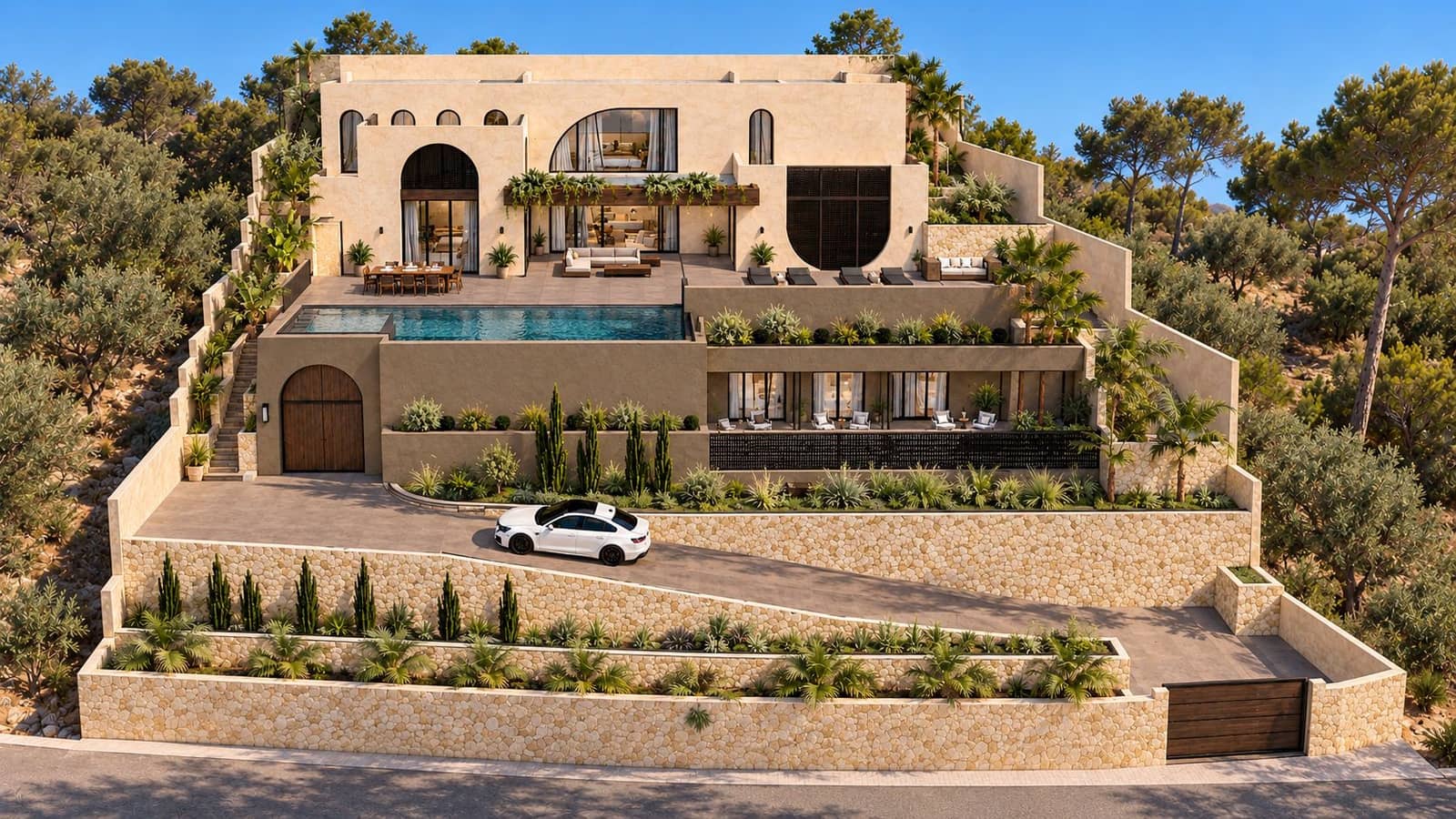 4 soveværelse Villa til salg i Moraira med swimmingpool garage - € 3.590.000 (Ref: 10177385)