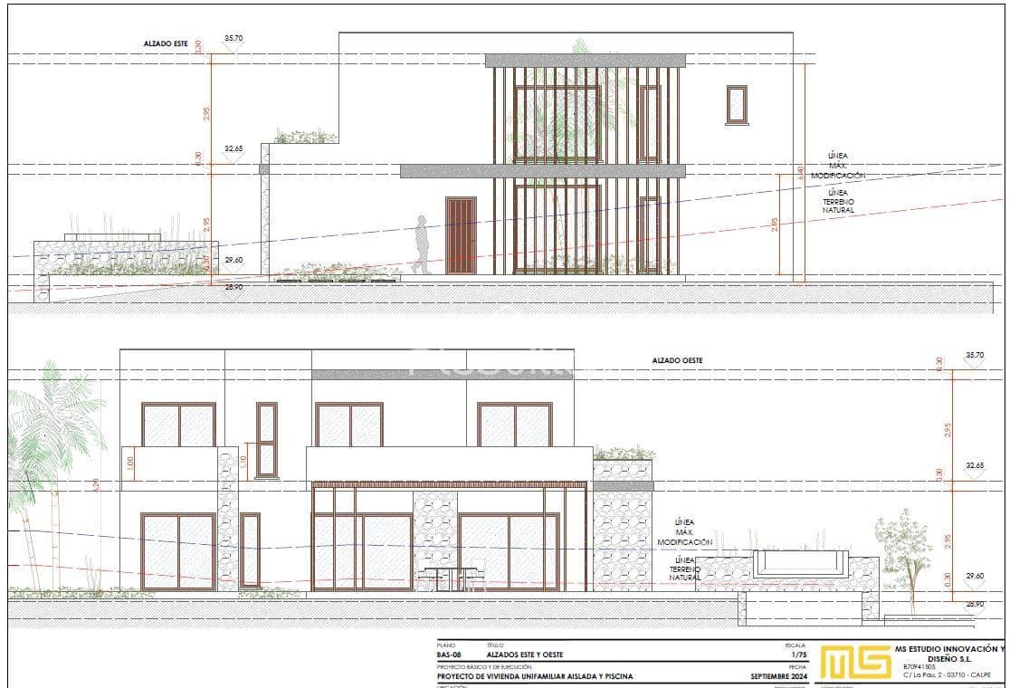 4 chambre Villa/Maison à vendre à Calpe / Calp avec piscine - 1 150 000 € (Ref: 8506123)