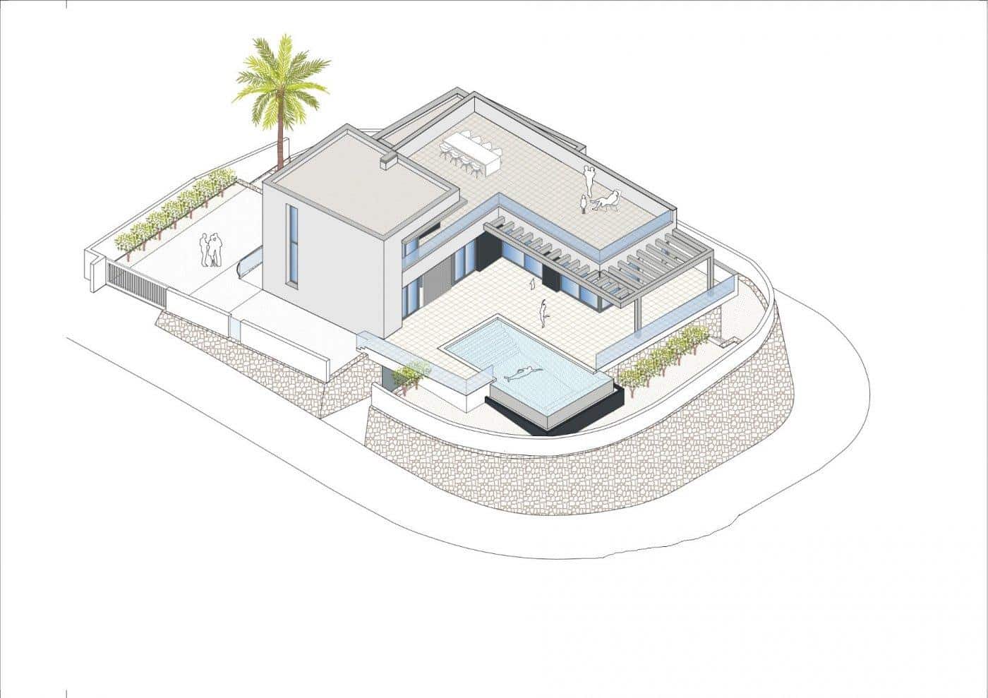 3 soverom Villa til salgs i Moraira med svømmebasseng - € 2 250 000 (Ref: 8676165)