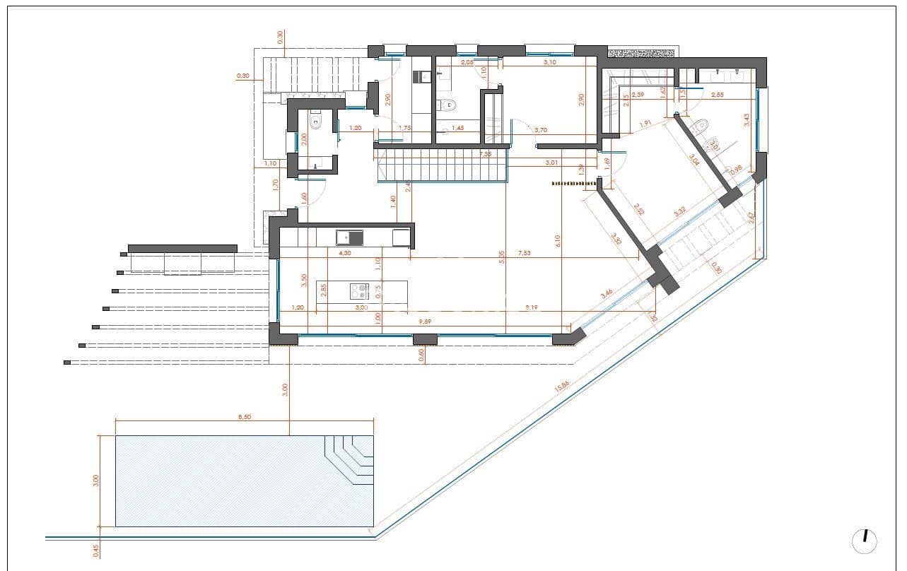 4 soverom Villa til salgs i Calpe / Calp med svømmebasseng - € 1 300 000 (Ref: 8937438)