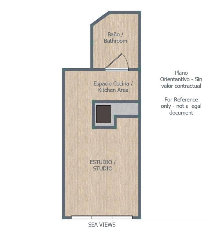 Apartamento para venda em Calpe / Calp com piscina - 220 000 € (Ref: 9133212)