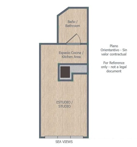 Apartamento para venda em Pueblo, Calpe / Calp com piscina - 220 000 € (Ref: 9133212)