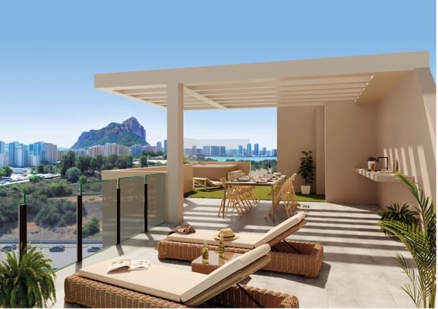 3 makuuhuone Huoneisto myytävänä paikassa Pueblo, Calpe / Calp mukana uima-altaan - 600 000 € (Ref: 9133222)