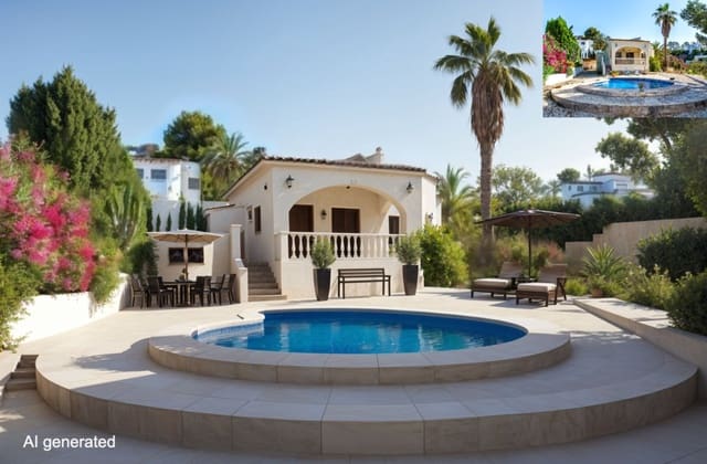 2 bedroom Villa for sale in Pueblo, Calpe / Calp with pool - € 350,000 (Ref: 9183947)
