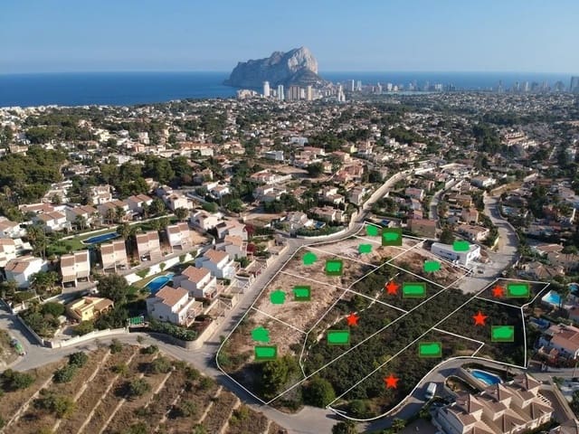 Byggegrund til salg i Pueblo, Calpe / Calp - € 750.000 (Ref: 9396474)