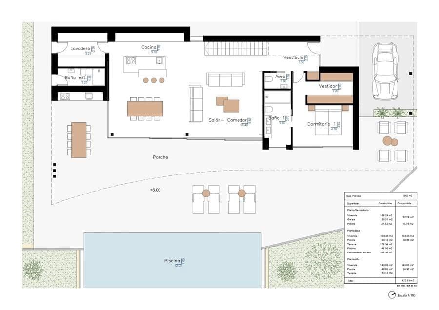 4 chambre Villa/Maison à vendre à Moraira avec piscine - 1 890 000 € (Ref: 9414368)