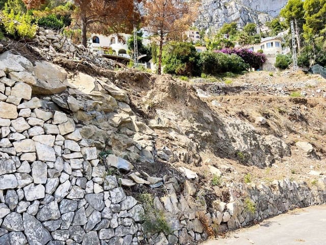 Byggetomt til salgs i Pueblo, Calpe / Calp - € 230 000 (Ref: 9423972)