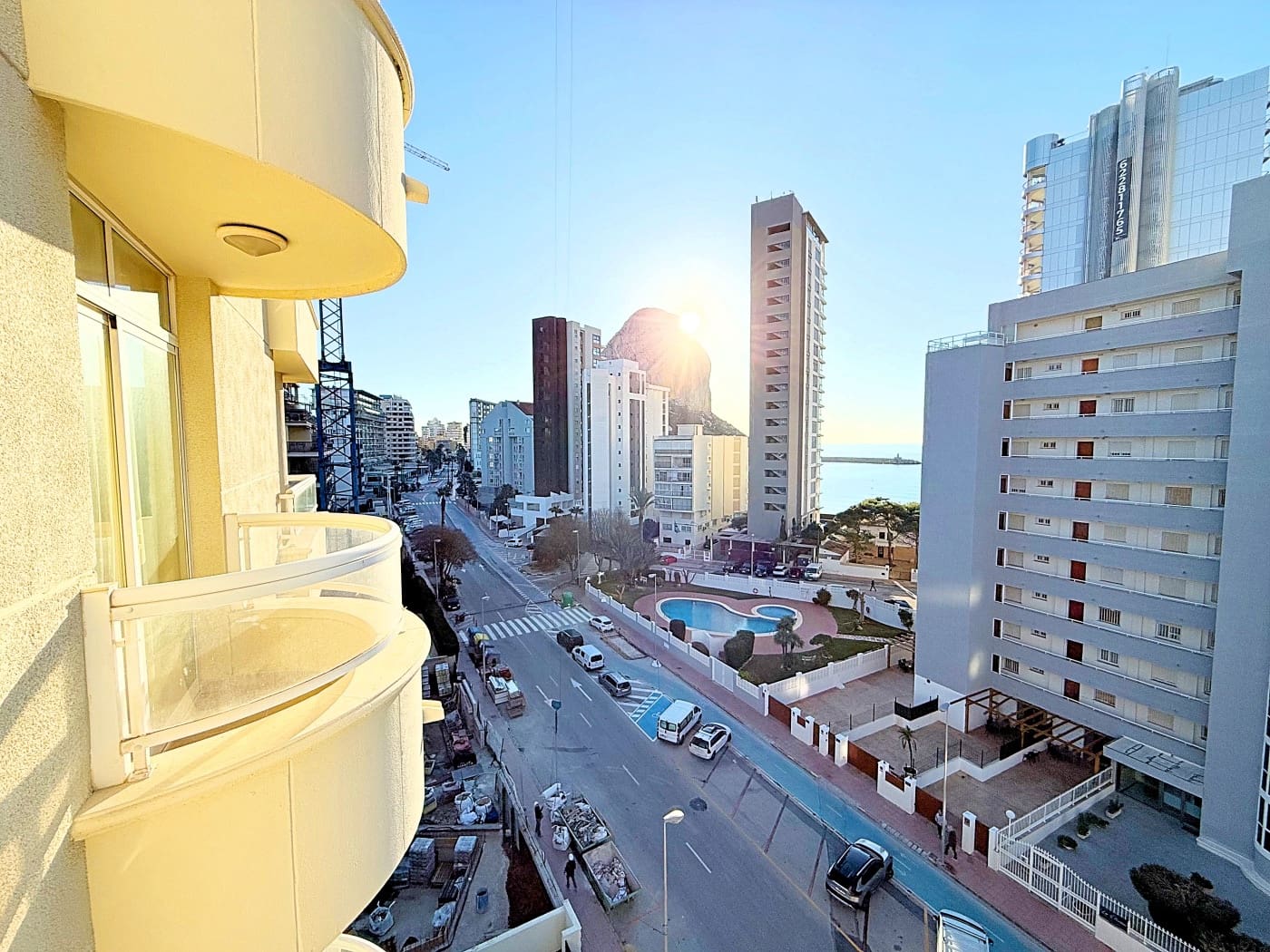 2 Zimmer Apartment zu verkaufen in Calpe / Calp mit Pool - 330.000 € (Ref: 9509183)