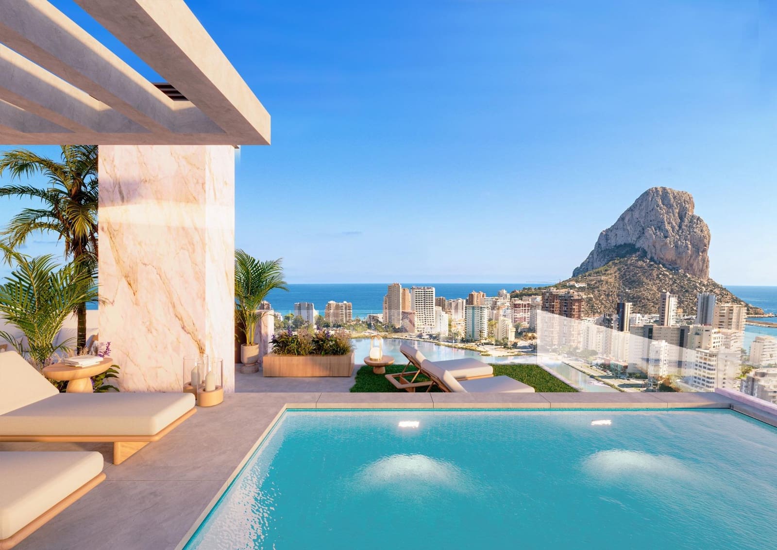 3 chambre Appartement à vendre à Calpe / Calp avec piscine - 440 000 € (Ref: 9586815)
