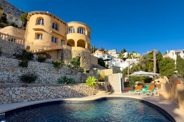 4 makuuhuone Huvila myytävänä paikassa Pueblo, Calpe / Calp mukana uima-altaan - 675 000 € (Ref: 9774325)