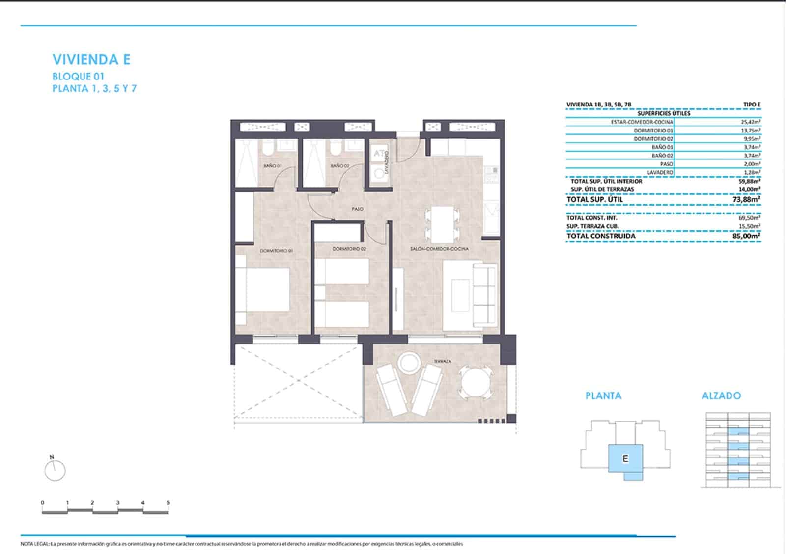 2 chambre Appartement à vendre à Calpe / Calp avec piscine - 400 000 € (Ref: 9934605)