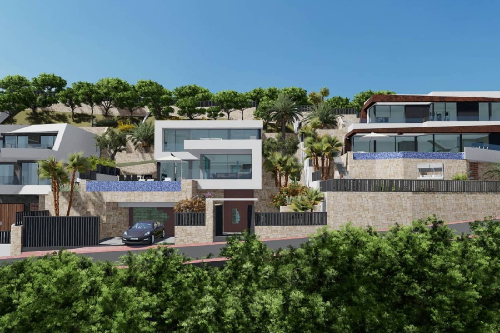 4 soveværelse Villa til salg i Calpe / Calp med swimmingpool - € 1.690.000 (Ref: 9946457)