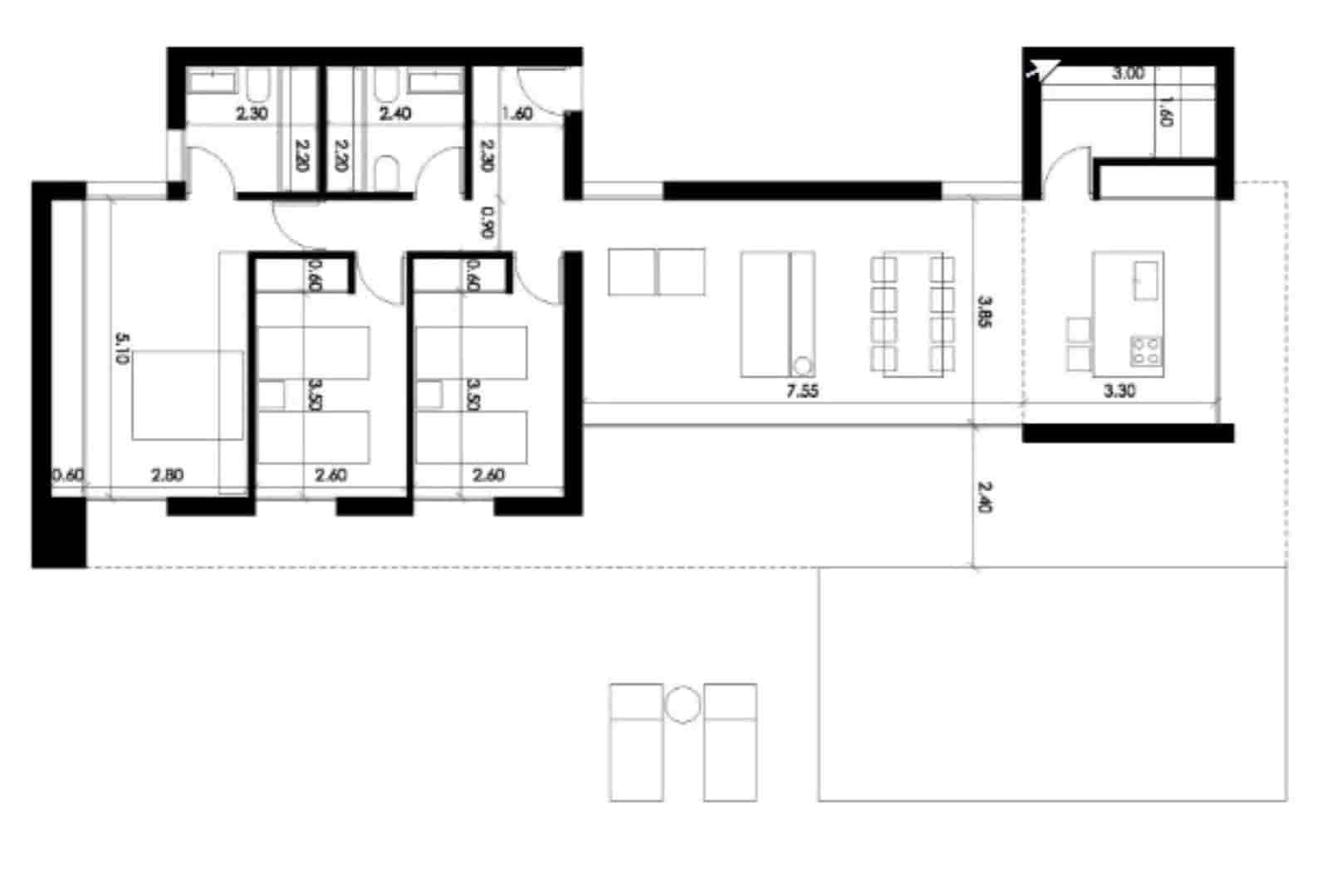 3 Zimmer Villa zu verkaufen in Denia mit Pool - 955.000 € (Ref: 9946492)