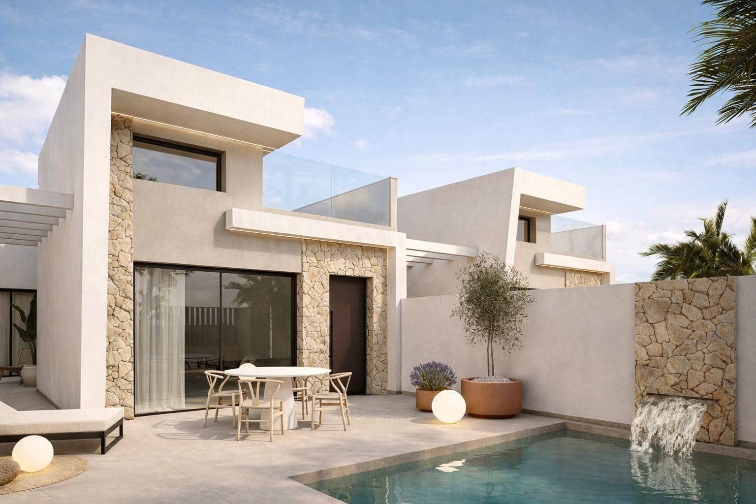 Chalet de 3 habitaciones en Los Alcázares en venta con piscina - 453.000 € (Ref: 10005686)