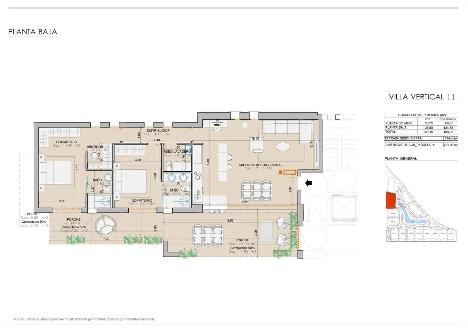 2 soverom Bungalow til salgs i San Juan de los Terreros med svømmebasseng garasje - € 409 900 (Ref: 10005690)