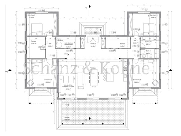 4 chambre Finca/Maison de Campagne à vendre à Campos avec piscine - 1 980 000 € (Ref: 8013352)