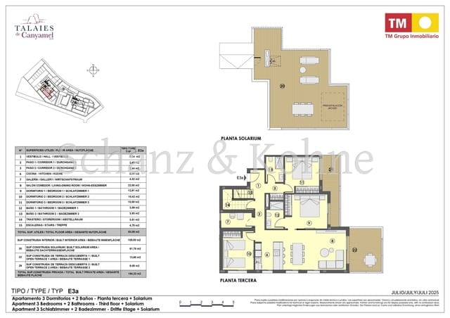 3 soveværelse Penthouse til salg i Cala Mesquida, Capdepera - € 752.000 (Ref: 9829896)