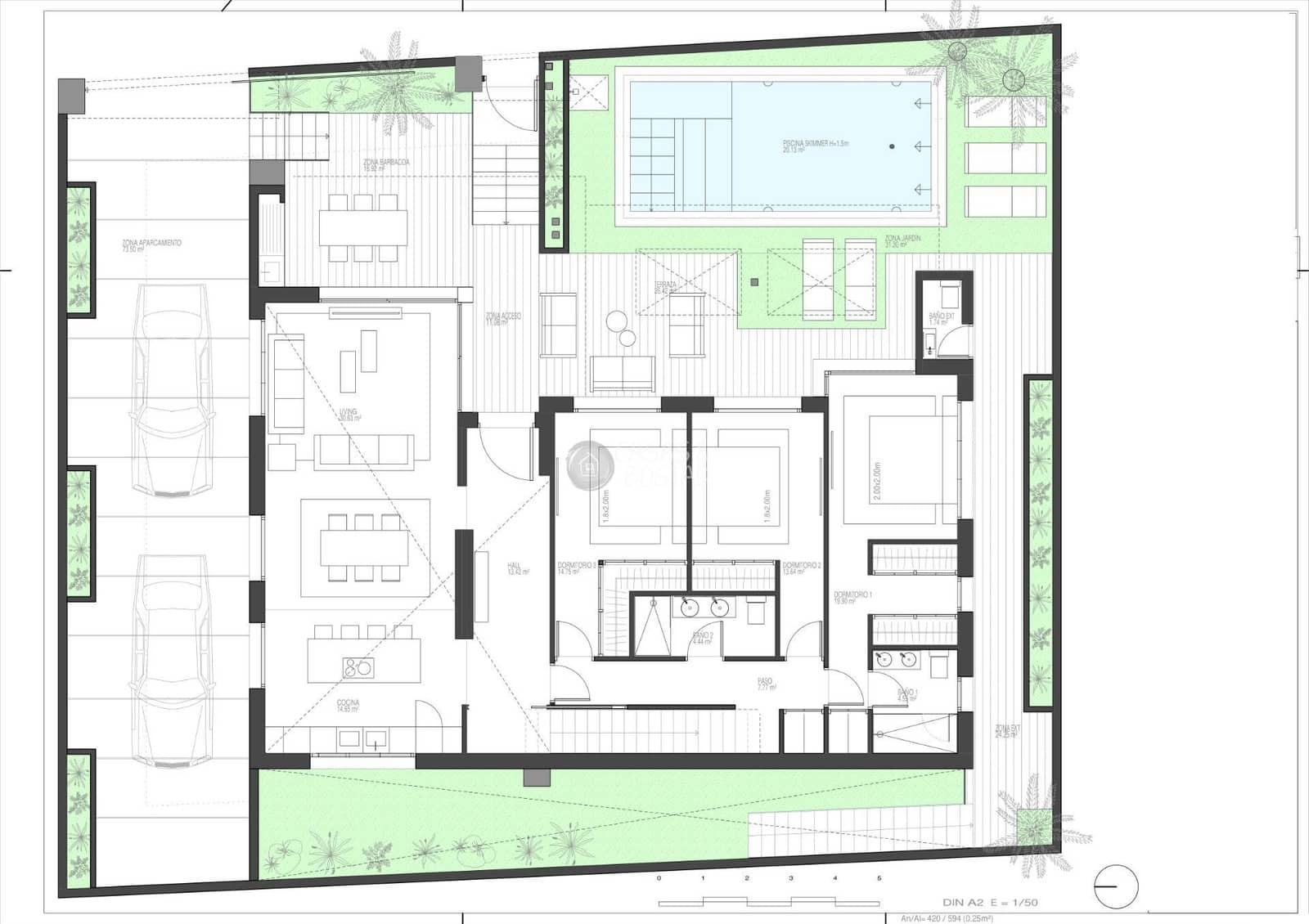 3 bedroom Villa for sale in Torre-Pacheco with pool - € 1,095,000 (Ref: 8526956)