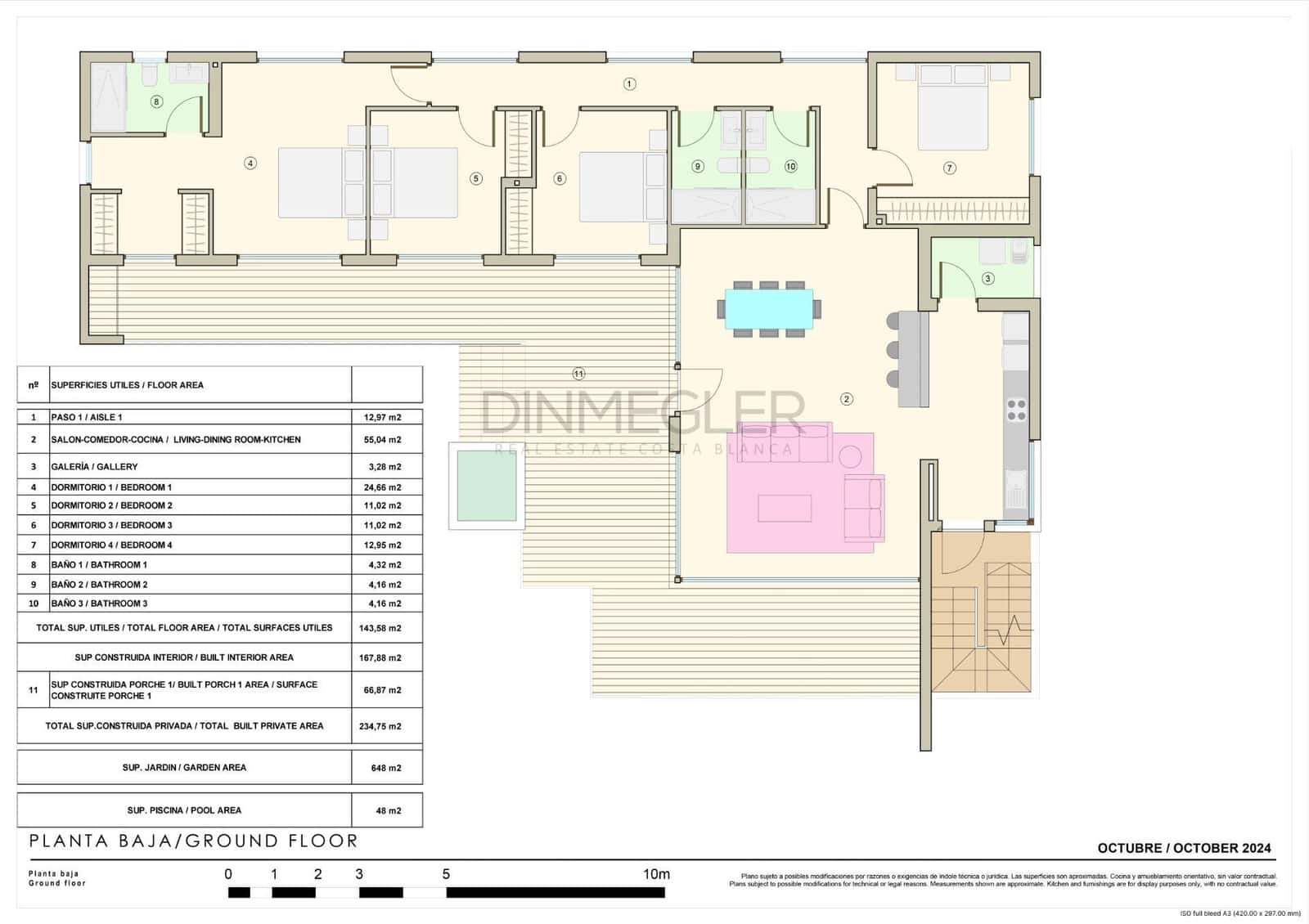 4 sypialnia Willa na sprzedaż w El Chaparral z basenem - 895 000 € (Ref: 8646031)