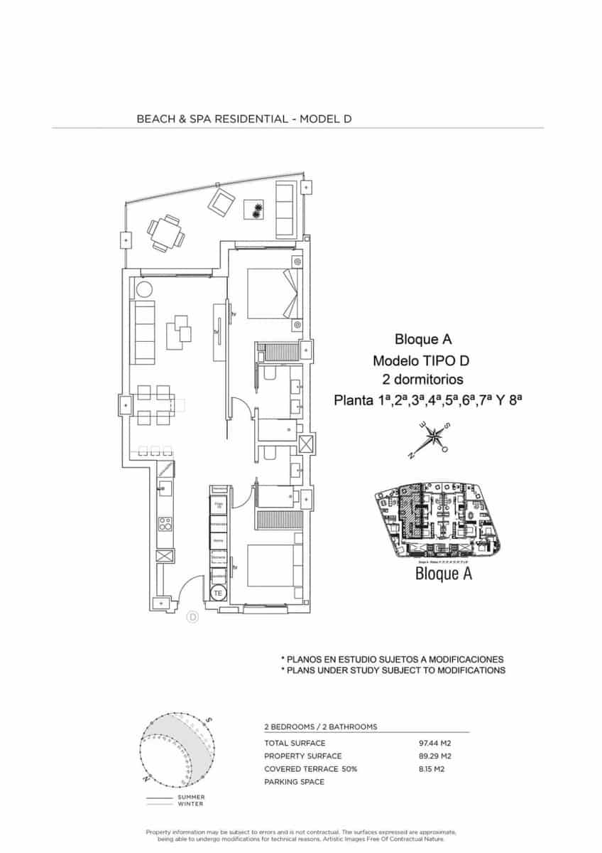 2 camera da letto Appartamento in vendita in La Manga del Mar Menor con piscina - 460.000 € (Rif: 8646529)