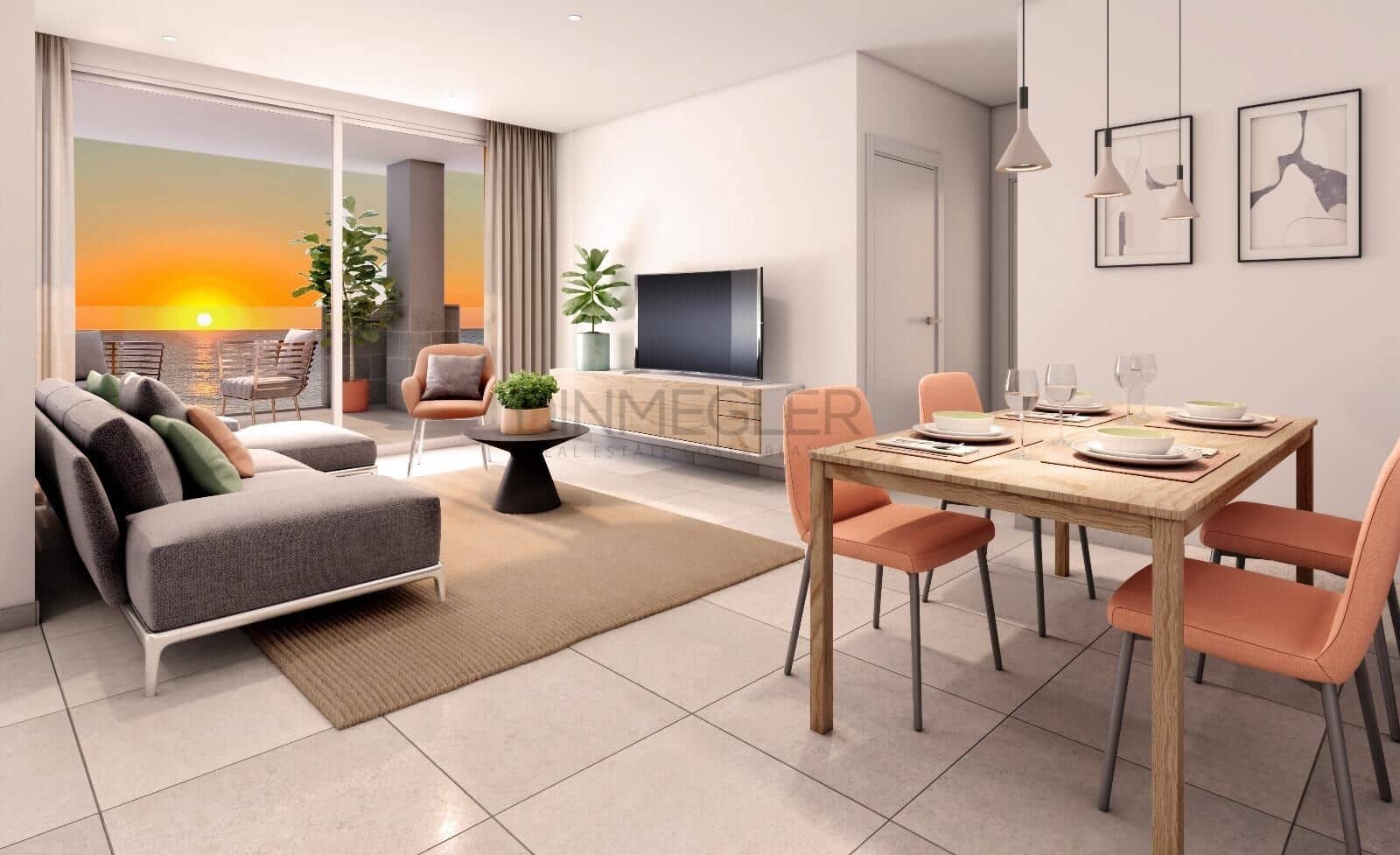 1 sypialnia Apartament na sprzedaż w La Manga del Mar Menor z basenem garażem - 205 033 € (Ref: 8818052)