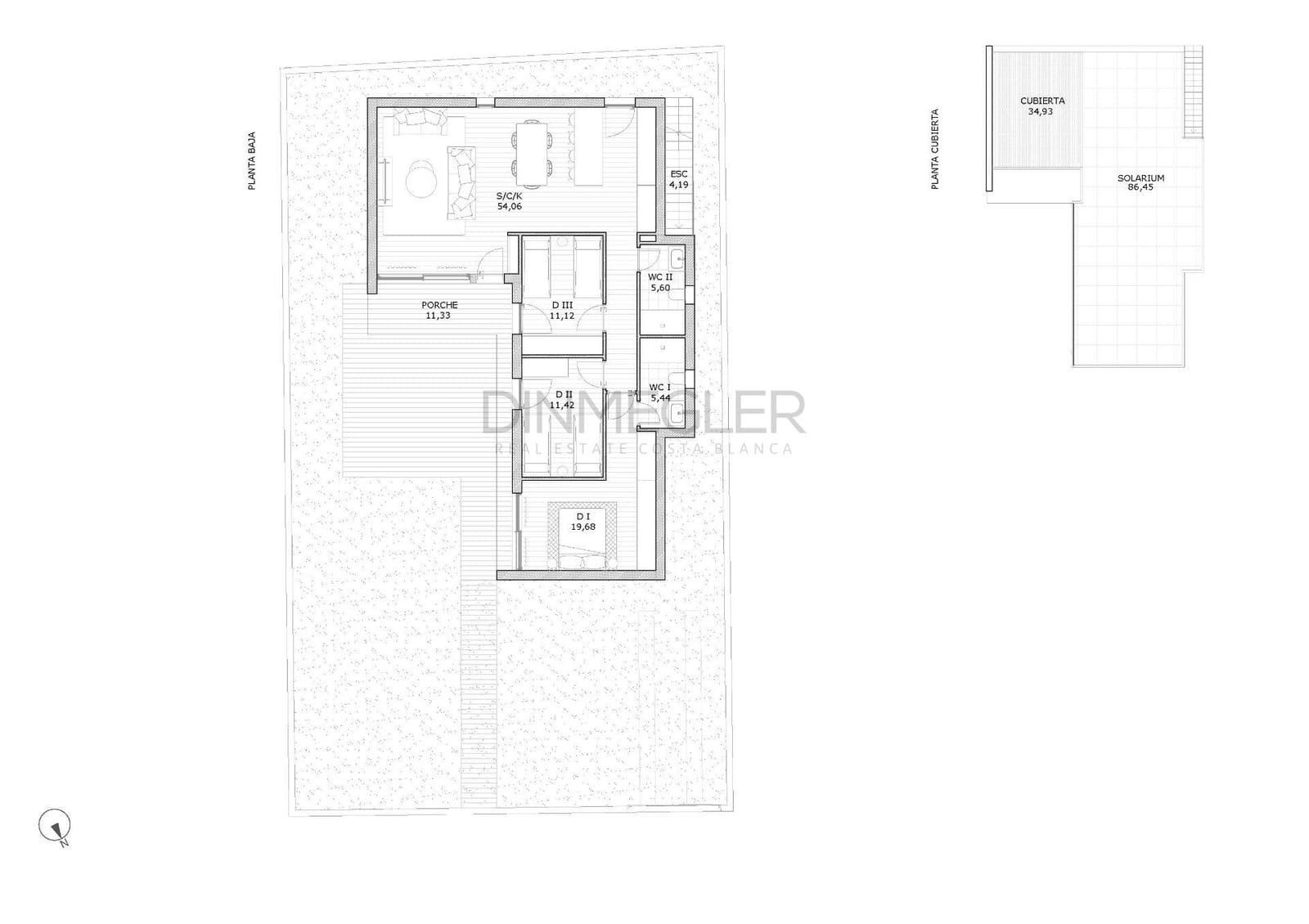 Chalet de 3 habitaciones en San Miguel de Salinas en venta - 429.900 € (Ref: 8972178)