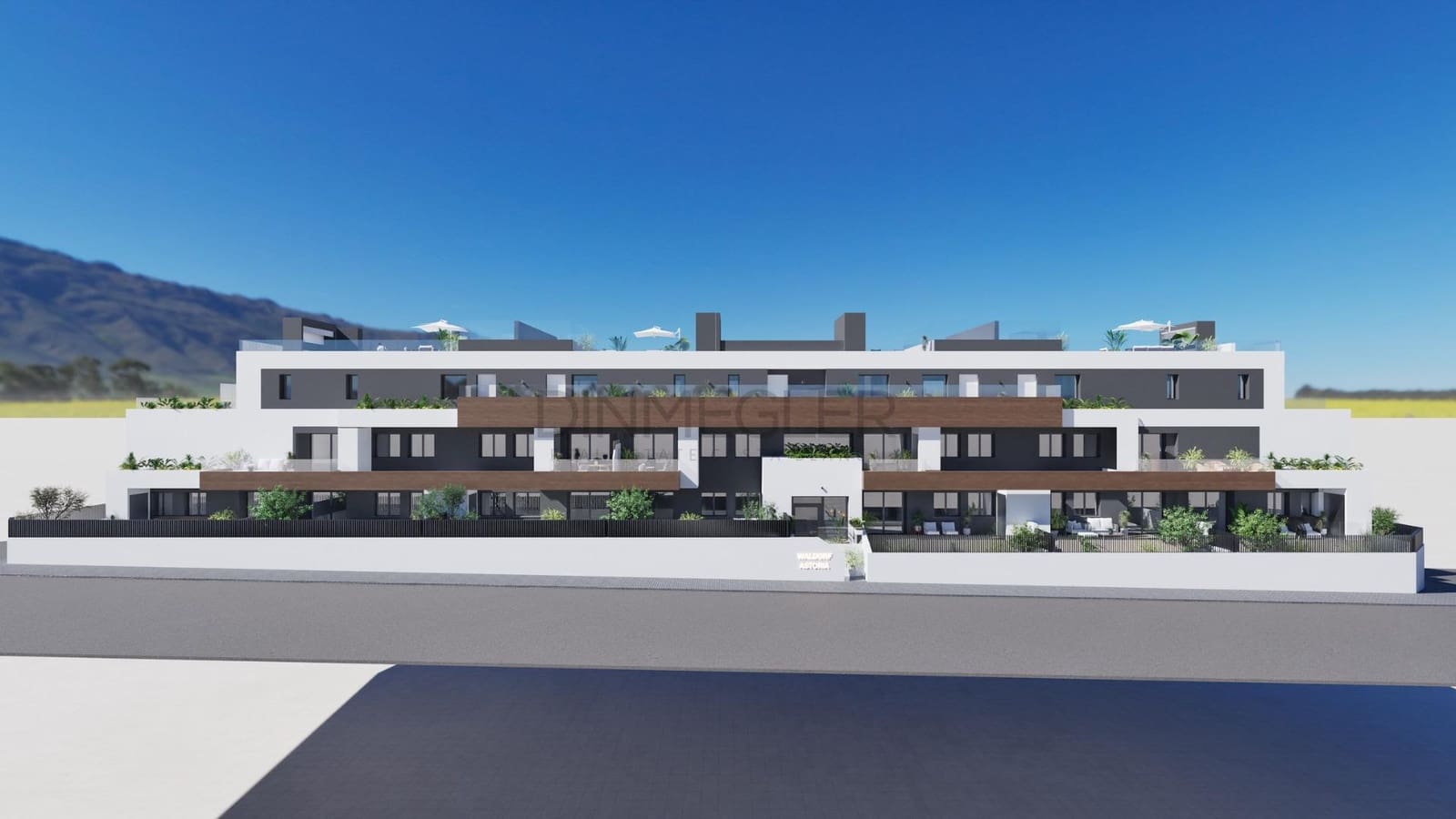 2 soveværelse Penthouse til salg i Benijofar med swimmingpool garage - € 441.000 (Ref: 9089701)