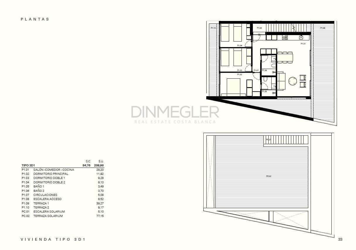 3 Zimmer Bungalow zu verkaufen in Los Balcones mit Pool - 349.000 € (Ref: 9543541)